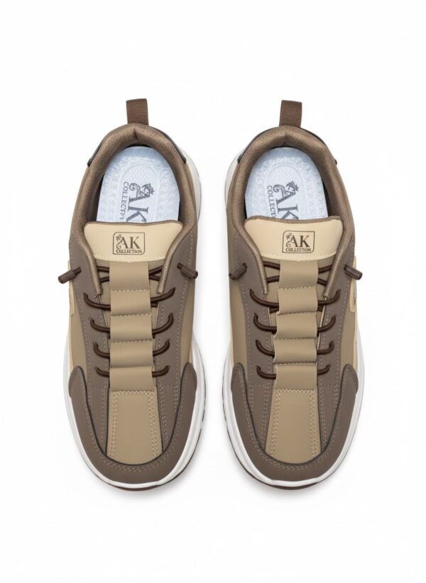 Multi-Tone Taupe Trainer